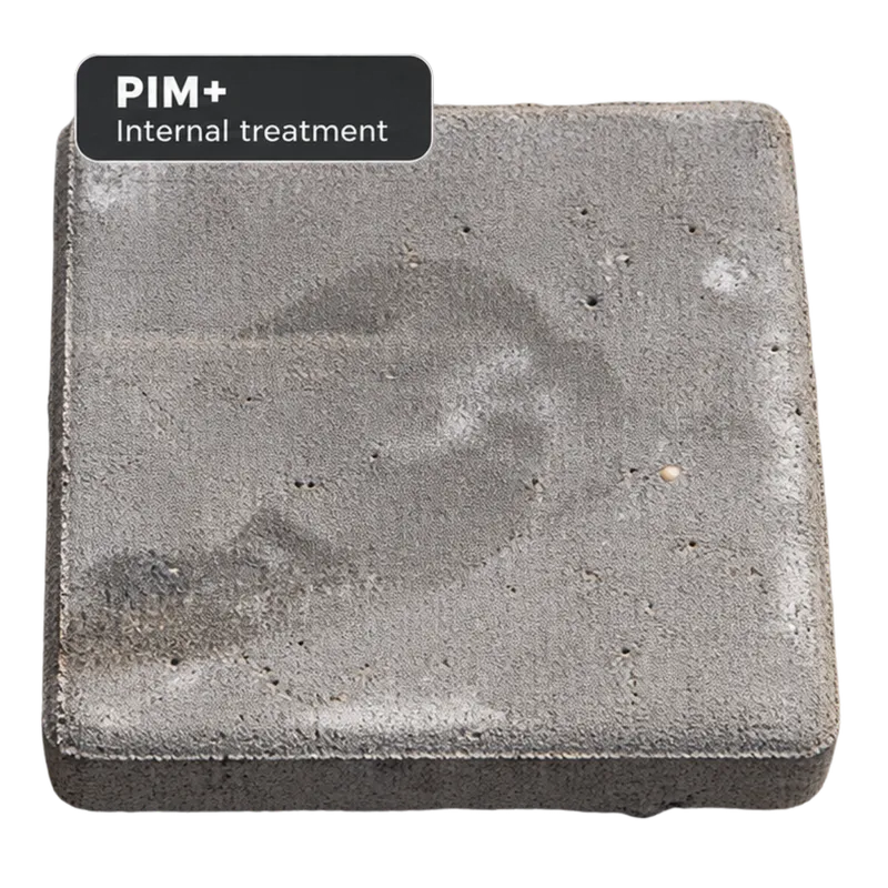 PIM+: Internal treatment without a surface coating.